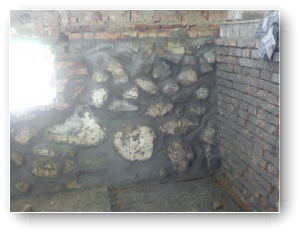 Kellerwände neu verputzt und verfugt Kellerwände neu verputzt und verfugt