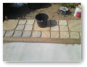 Kaminplatz Platten verlegen in Kunsthartz Kaminplatz Platten verlegen in Kunsthartz